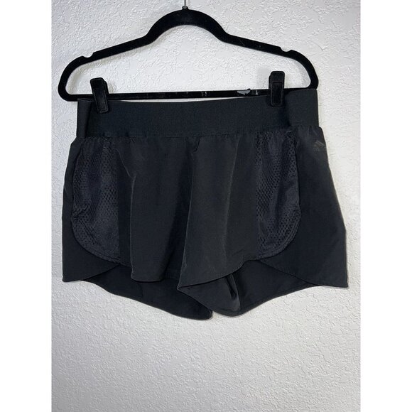 ADIDAS Women’s Running Shorts Unlined Black NWOTS New Large Y1 - Picture 2 of 6
